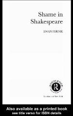 Shame in Shakespeare