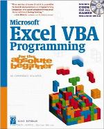 Microsoft Excel VBA Programming for the Absolute Beginner
