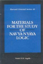 Materials For The Study Of Navya Nyaya Logic