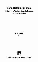 Land reforms in India : a survey of policy, legislation and implementation