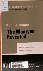 The Mauryas Revisited