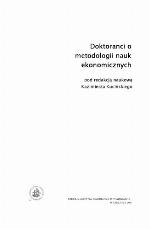 Doktoranci o metodologii nauk ekonomicznych
