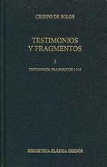 Testimonios y fragmentos