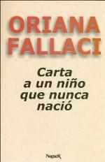 Carta a Un Nino Que Nunca Nacio (Spanish Edition)