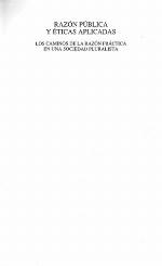 Razon Publica Y Eticas Aplicadas/ Public Reason And Applied Ethics