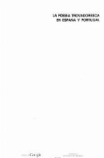 La poesía trovadoresca en España y Portugal