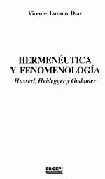 Hermenéutica y fenomenología
