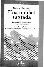 Una Unidad Sagrada - Pasos Ulteriores Hacia Una Ecologia de La Mente (Sociologia)
