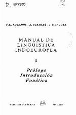 Manual De Linguistica Indoeuropea (Manuales Universitarios) (Spanish Edition)