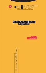 Filosofía del lenguaje II : pragmática