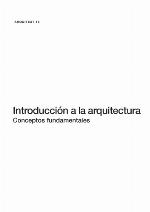 Introduccin̤ a la arquitectura : conceptos fundamentales