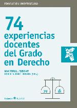 74 experiencias docentes del grado en derecho