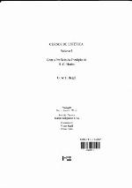 Cursos de estética, Vol 1