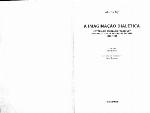 A imaginação dialética : História da Escola de Frankfurt e do Instituto de Pesquisas Sociais, 1923-1950