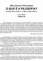 O que é a filosofia?