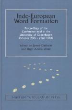 Indo-European Word Formation