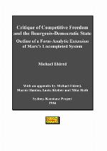 Critique Of Competitive Freedom And The Bourgeois Democratic State