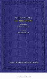 Le orazioni. Volume primo
