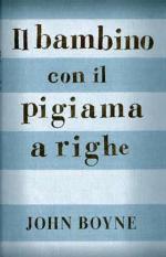 Il bambino con il pigiama a righe
