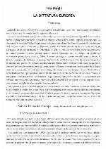 La dittatura europea
