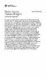 Trattato di logica - Summule logicales