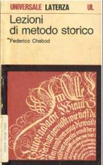 Lezioni di metodo storico