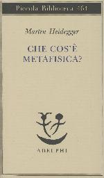 Che cos'è metafisica?