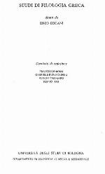 Studi sulla tradizione indiretta dei classici greci