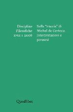 Sulla traccia di Michel de Certeau : interpretazioni e percorsi