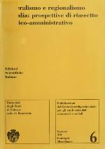 Federalismo E Regionalismo in Italia