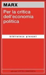 Per la critica dell'economia politica