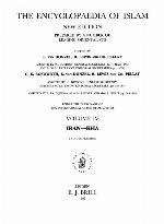 Encyclopaedia of Islam, Volume IV (Iran-Kha)