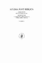 Studia Post Biblica, Josephus and the History of the Greco-Roman Period