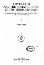 Vigiliae Christianae, Supplements, Hippolytus and the Roman Church in the Third Century