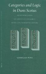 Categories and Logic in Duns Scotus