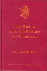 The Wars in Syria and Palestine of Thutmose III