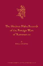The Medinet Habu Records of the Foreign Wars of Ramesses III