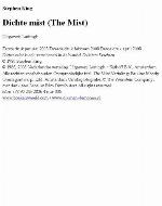 The Mist [Dichte mist]