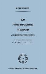 The Phenomenological Movement