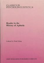 Reader in the History of Aphasia