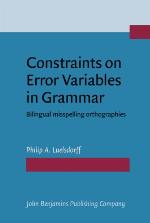 Constraints on Error Variables in Grammar