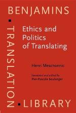 Ethics and Politics of Translating