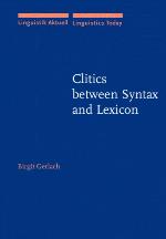 Clitics Between Syntax and Lexicon