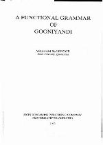 A Functional Grammar Of Gooniyandi