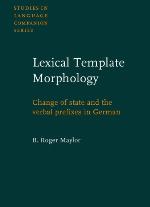 Lexical Template Morphology