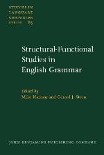 Structural Functional Studies In English Grammar