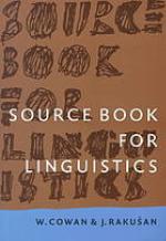 Source Book for Linguistics