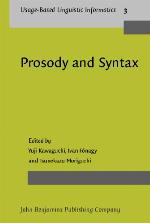 Prosody and Syntax