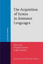 The Acquisition of Syntax in Romance Languages