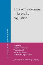 Paths of Development in L1 and L2 Acquisition